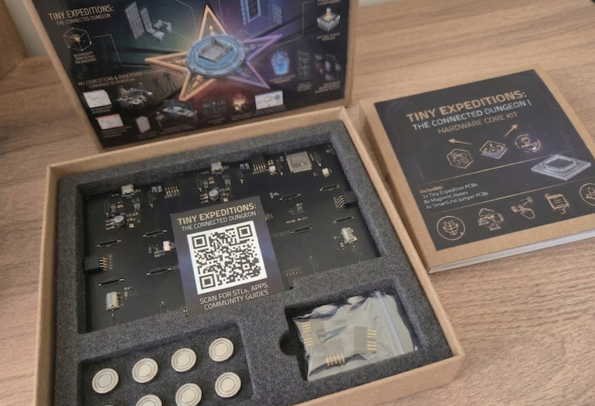 Tiny Expeditions starter box with core components