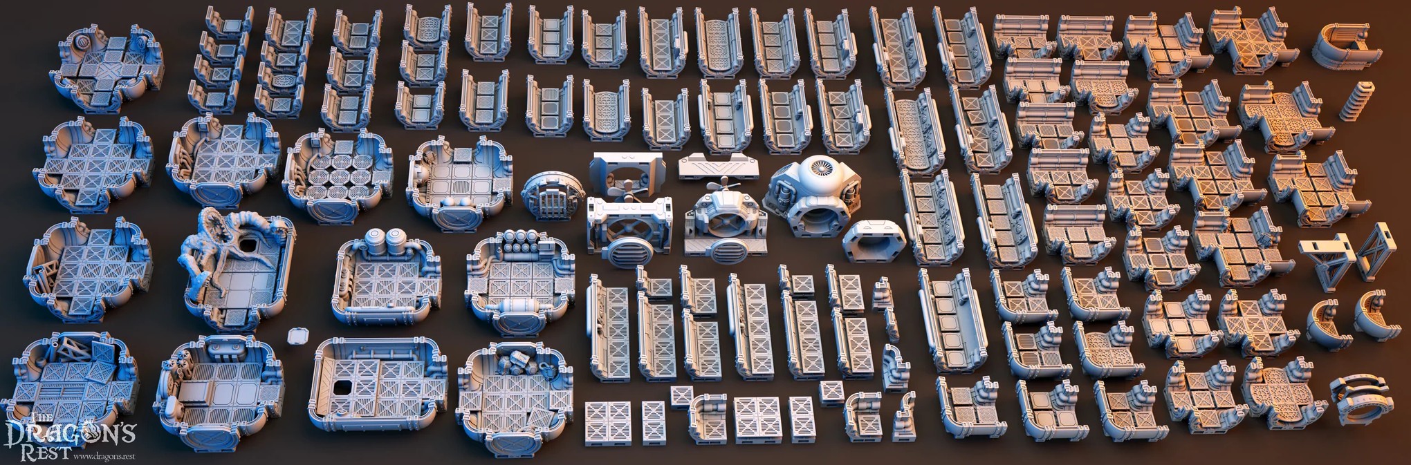 Dragon's Rest HVAC scenery — 3D print maker economy