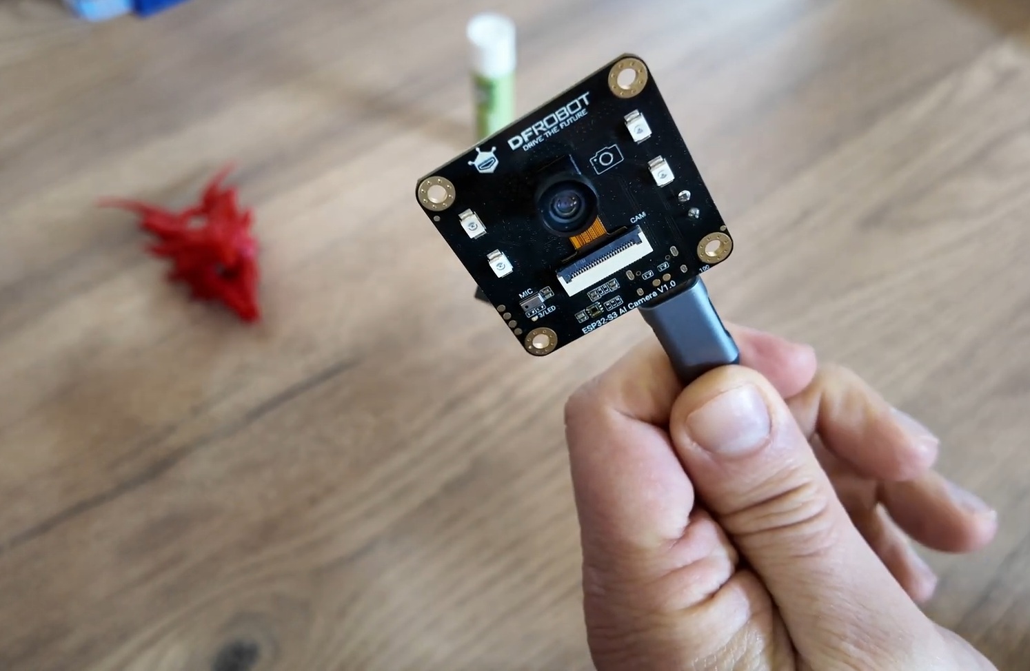 AI-piloted ESP32 camera board